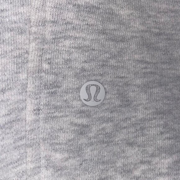 Lululemon Scuba Fleece Jogger Light Gray Size 4 - Picture 8 of 9